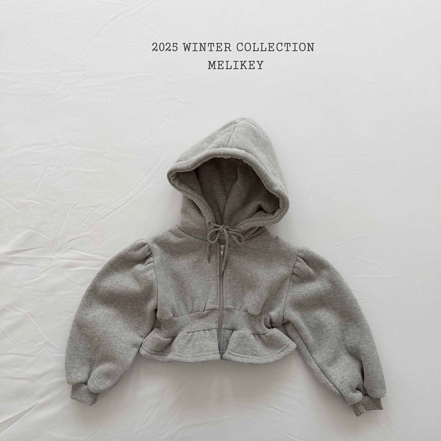 숏프릴후드집업