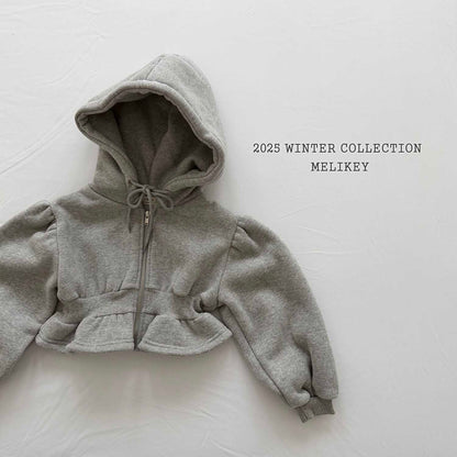 숏프릴후드집업