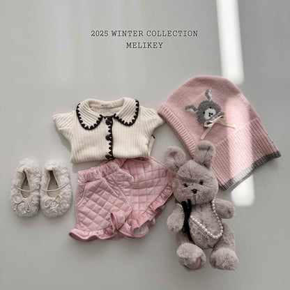 퀄팅프릴반바지