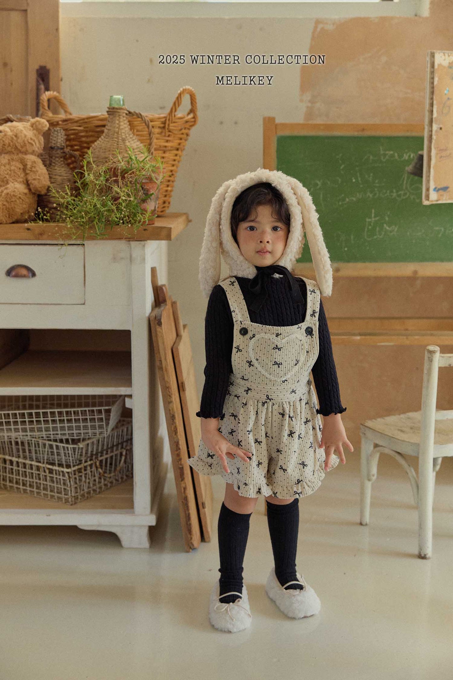 리본땡프릴멜빵