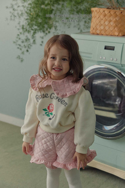 퀄팅프릴반바지