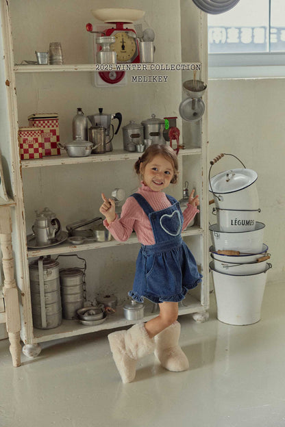 벨벳데님프릴멜빵