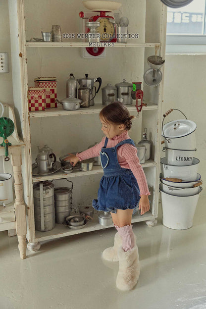 벨벳데님프릴멜빵