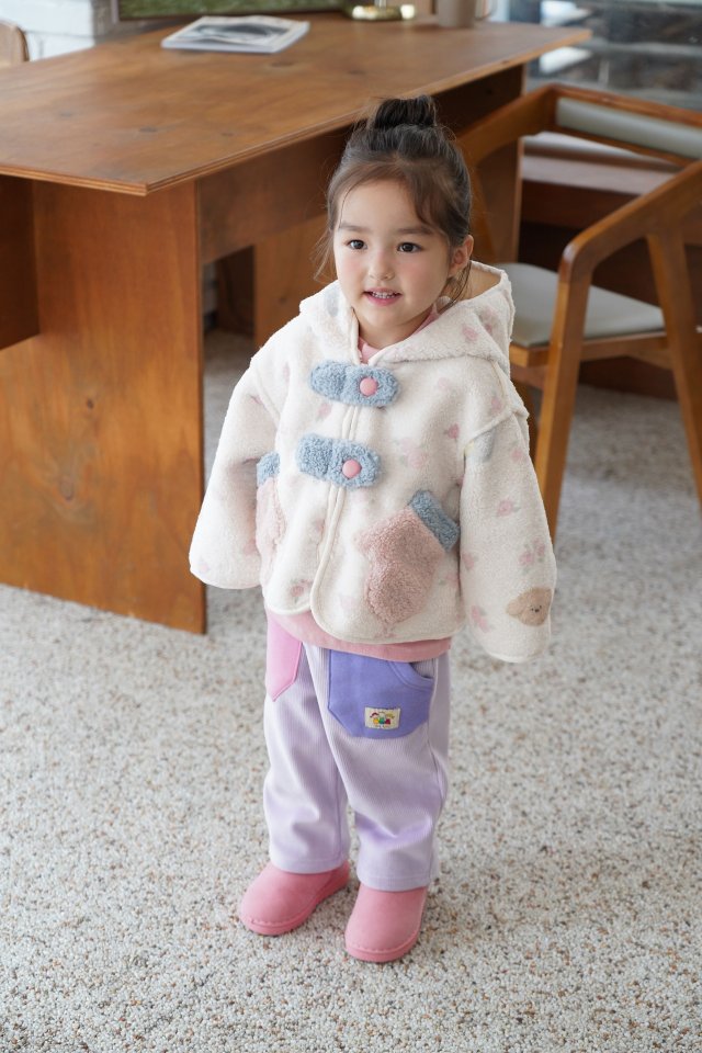 솜사탕뽀글자켓