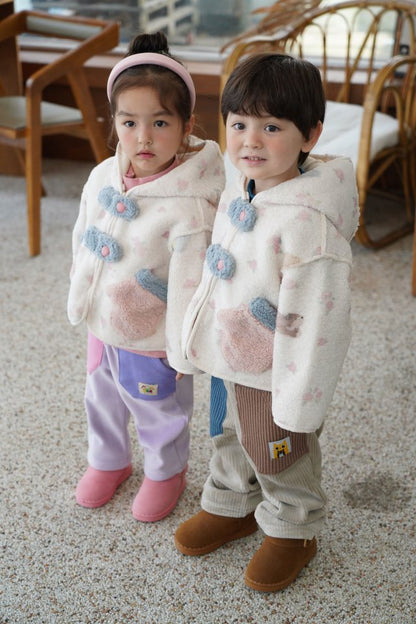 솜사탕뽀글자켓