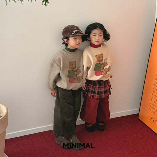 딥 스판 와이드 팬츠