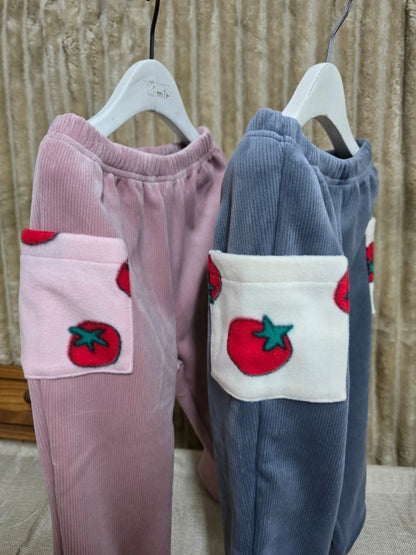 토마토벨로아팬츠